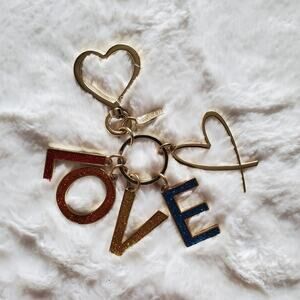 Victoria's Secret "Love" Charm Keychain